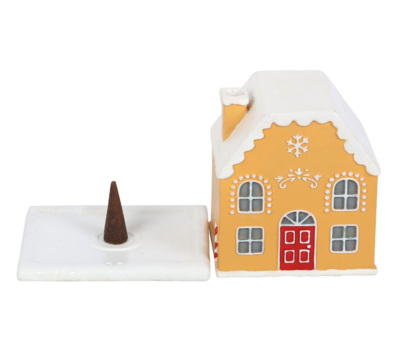 Candy Cane Pepperkakehus Røkelsesholder