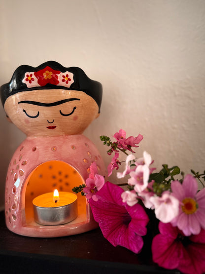 Frida duftbrenner – håndmalt