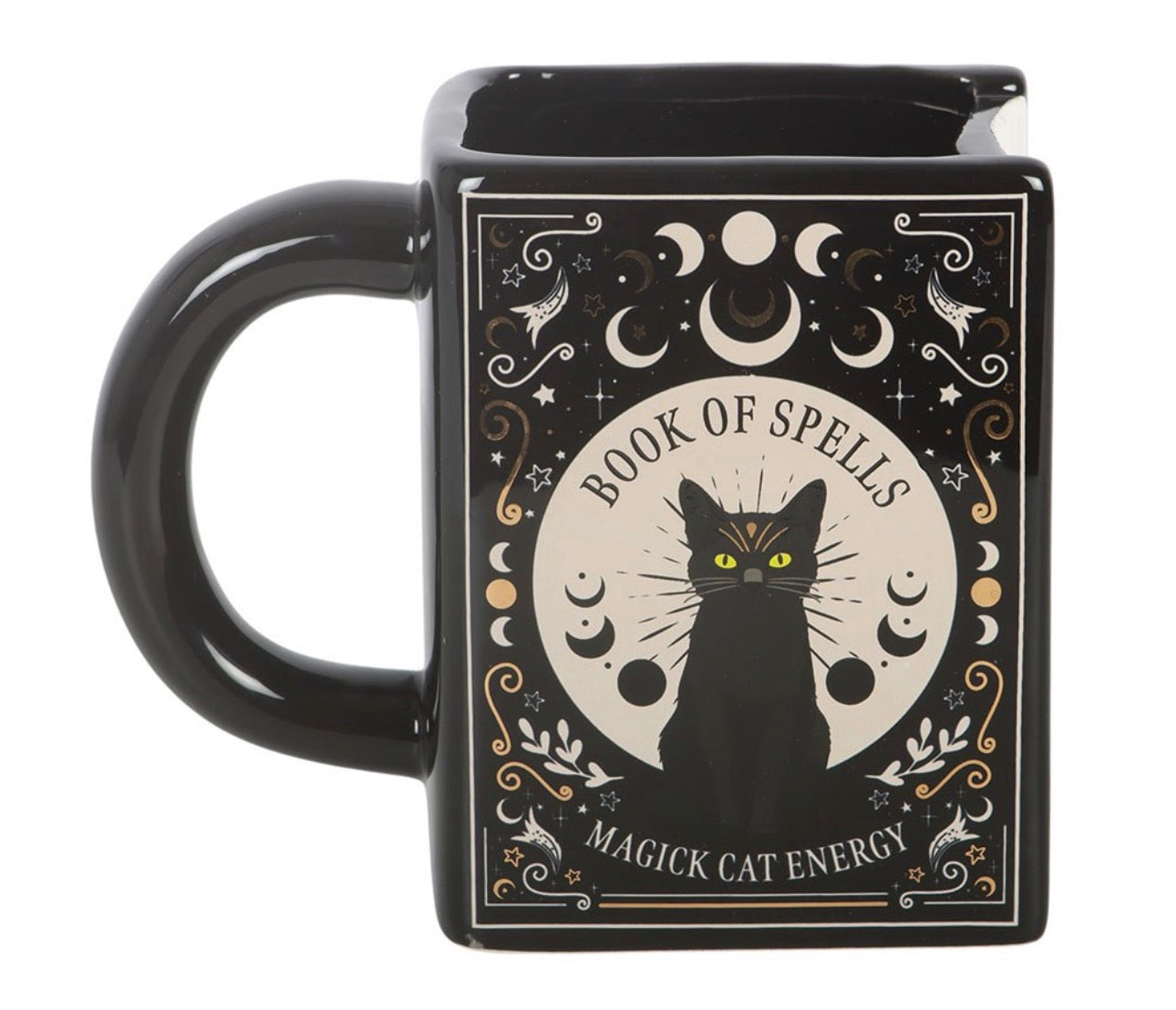 Spell Book krus – Black Cat 📚🐈‍⬛✨