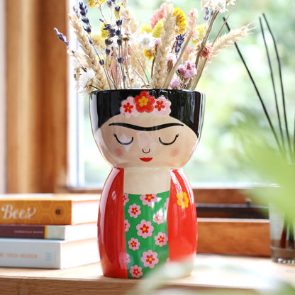 Frida Vase Håndmalt 19 cm
