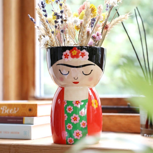 Frida Vase Håndmalt 19 cm
