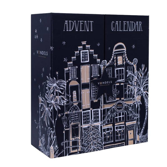 🎄 Adventskalender – Vondels Medium Julekuler (Sett med 9 stk)