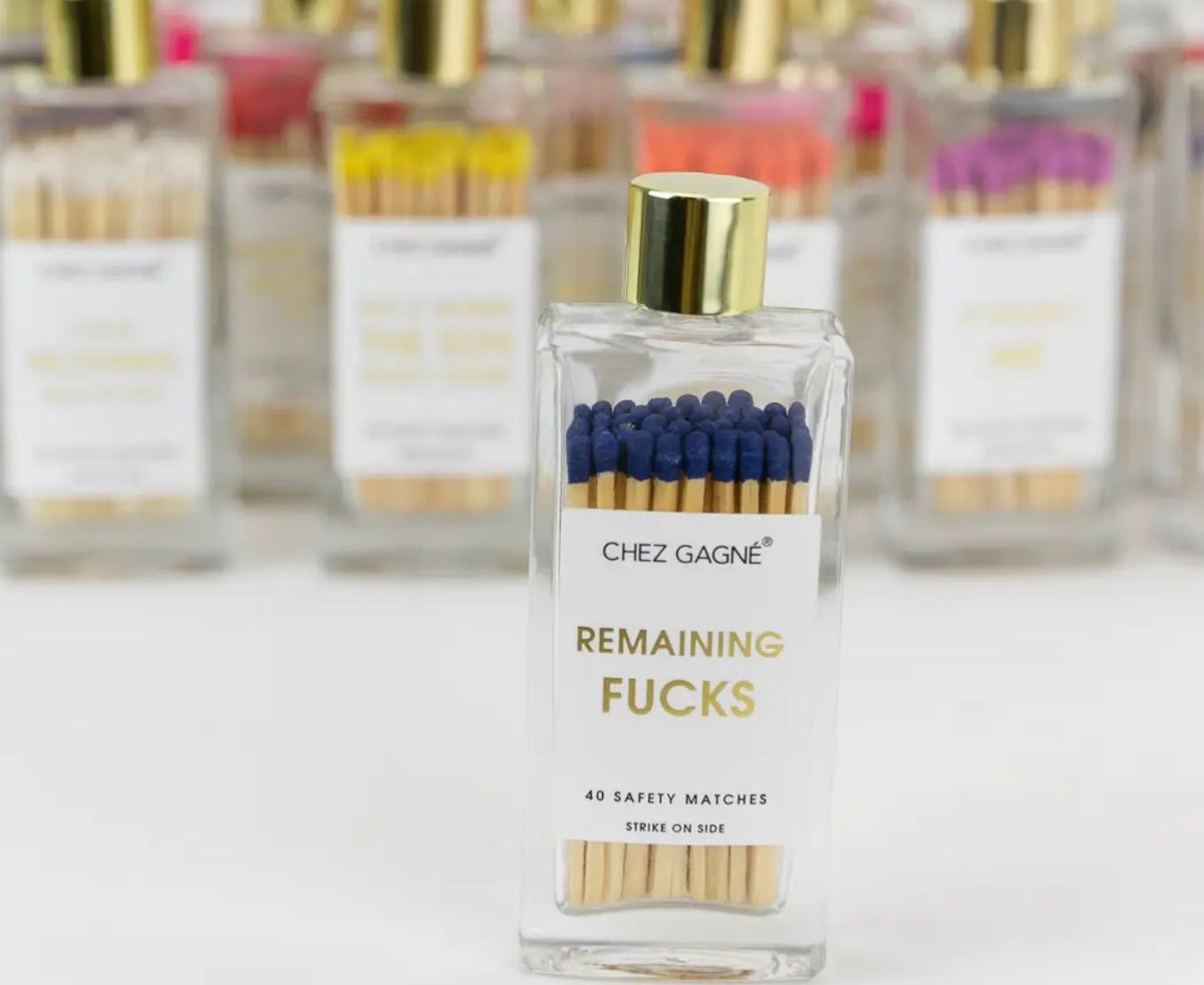 Remaining Fucks – Fyrstikker i glassflaske