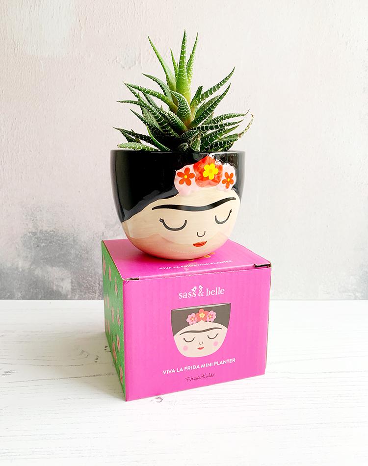 Frida mini potte – håndmalt - 7 cm