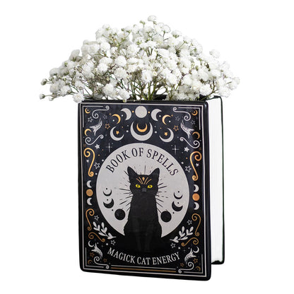 Black Cat Magic Book of Spells bokvase