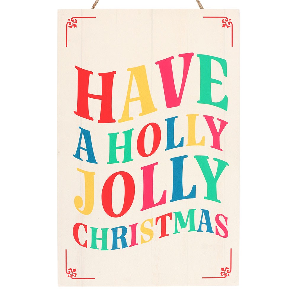 Hengende Skilt – Have a Holly Jolly Christmas