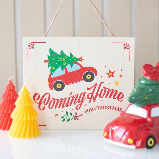 Hengende Skilt – Coming Home for Christmas