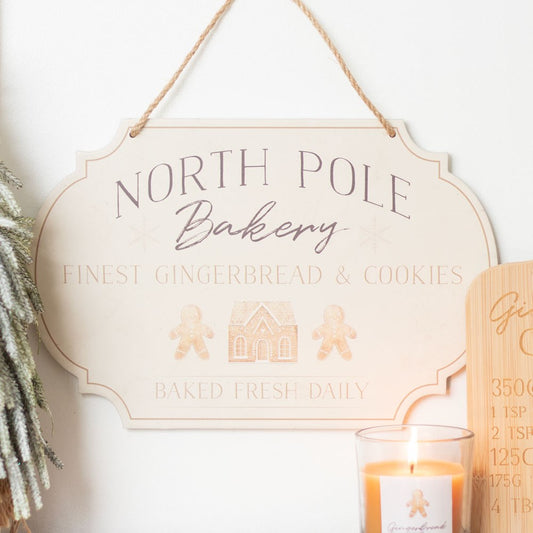 North Pole Bakery Hengende Skilt