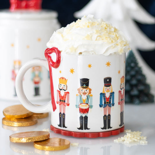 Nøtteknekker-krus med sløyfe 🎄☕