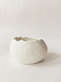 Keramikkpotte Egg 9 x 17 cm