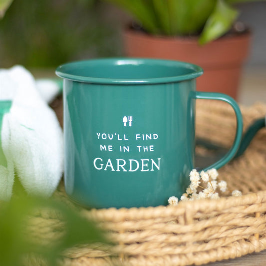 Emaljekrus – “You'll find me in the garden”