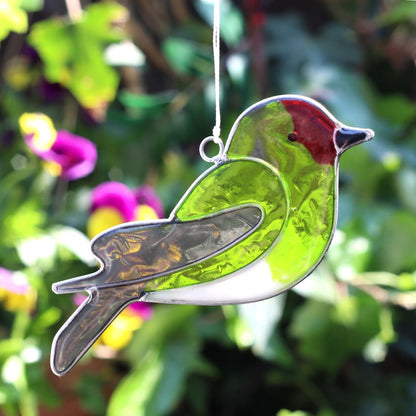 Goldfinch Suncatcher – Stillits i harpiks Solfanger