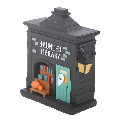 Haunted Library LED hus – Halloween dekorasjon