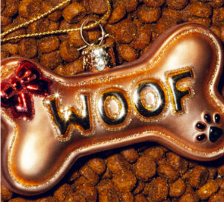 Hundeben "Woof" fra Vondels - H6.5cm