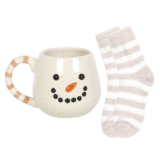 Snømann krus med sokker 🎄☕