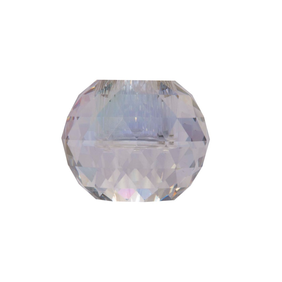 Krystallysestake, regnbue, 4,5xø6 cm