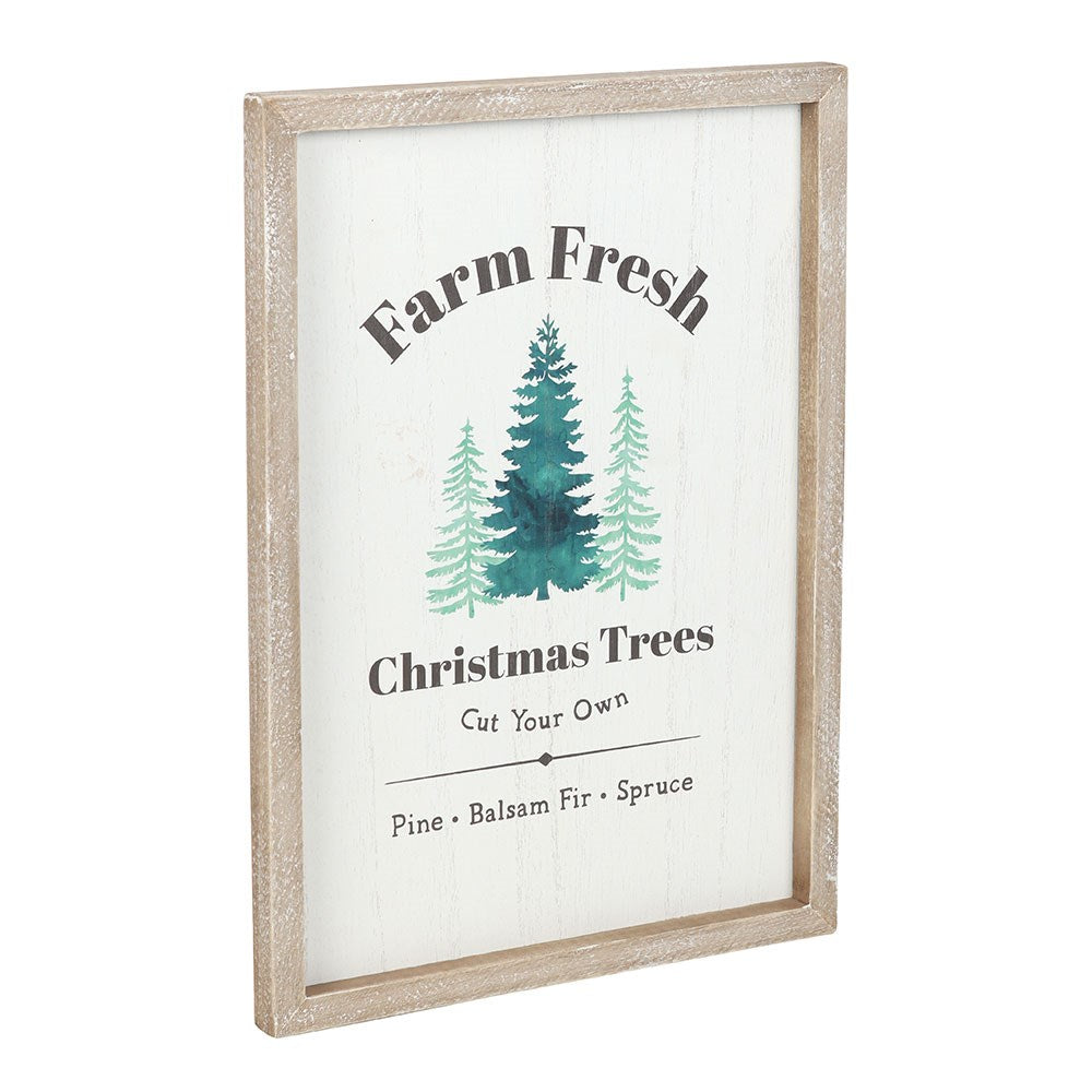 Farm Fresh Christmas Trees – Skilt med ramme