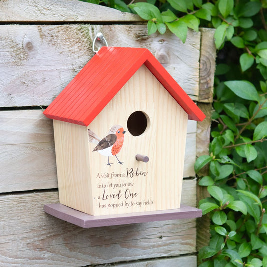 Garden Robin – fuglehus i tre