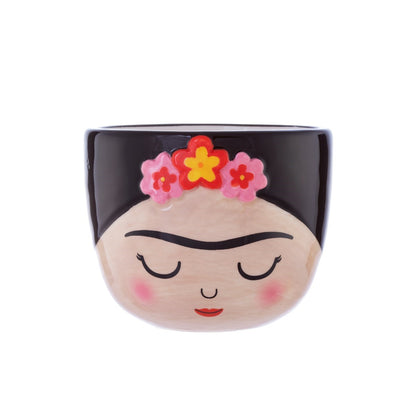 Frida mini potte – håndmalt - 7 cm