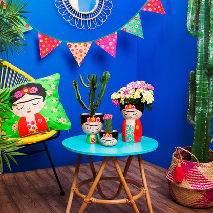 Frida mini potte – håndmalt - 7 cm