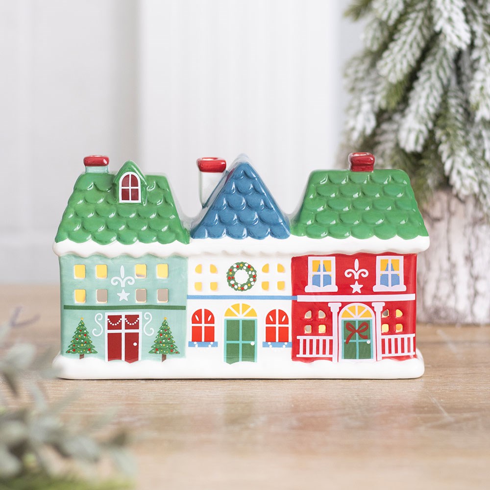 Christmas Street – Lyshus med telys og røkelse