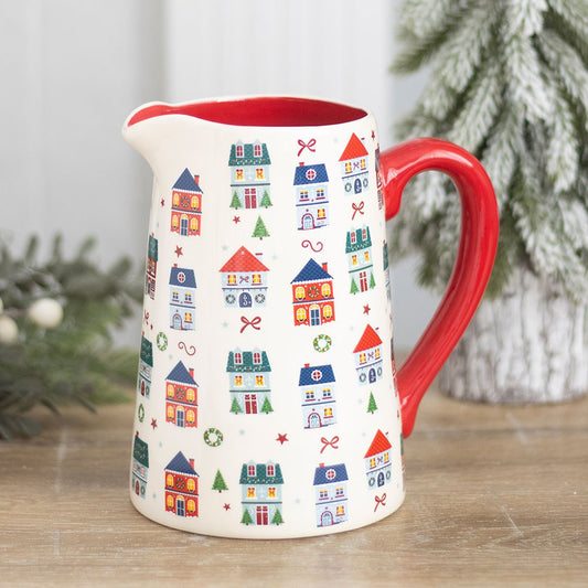 Christmas Street – keramisk blomstervase