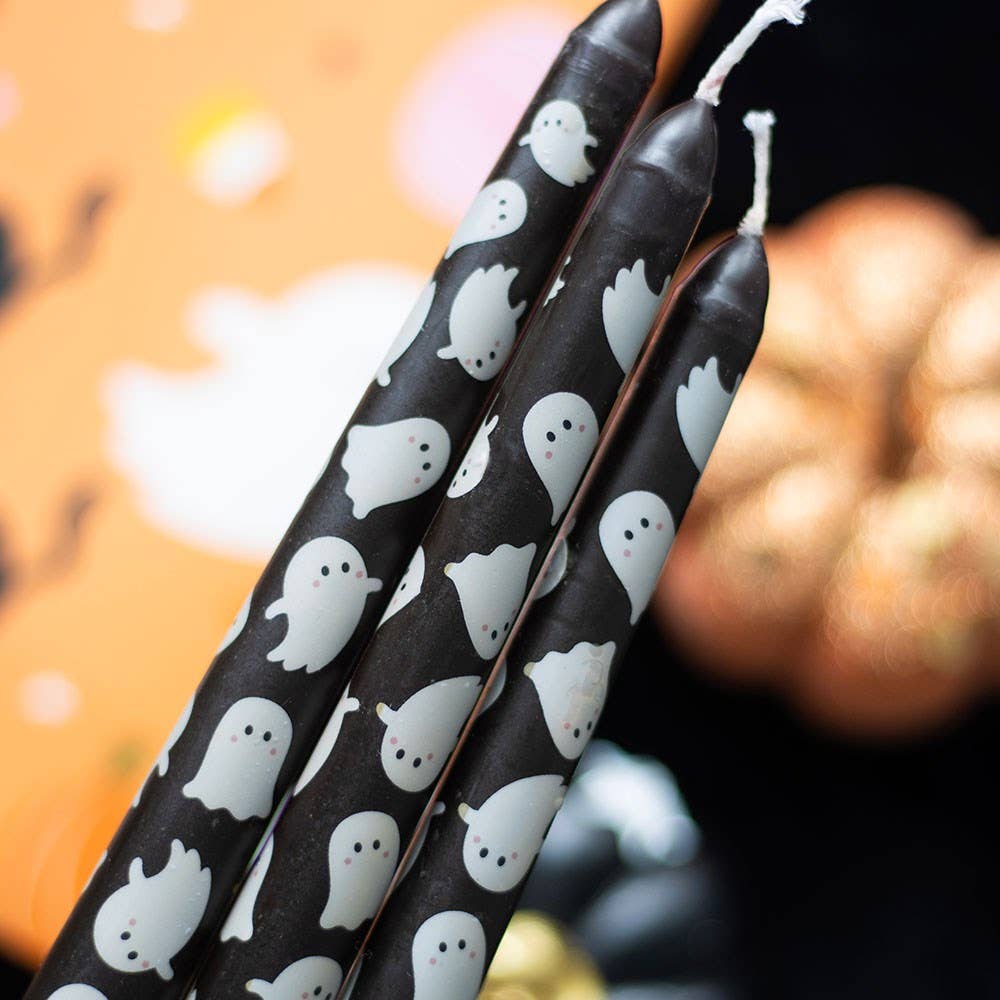 Set of 3 Halloween Ghost Print Lys