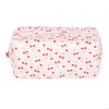 Heart Cherry Print Makeup Bag