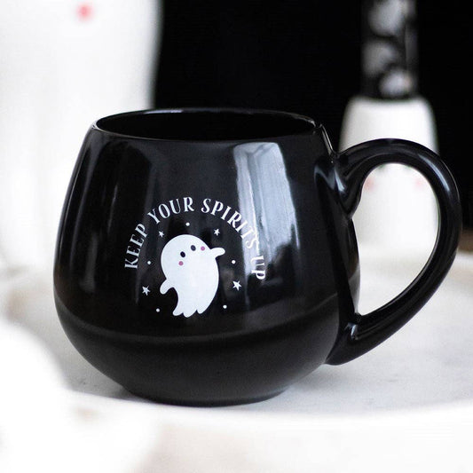 Keep Your Spirits Up Rounded Halloween Ghost Krus