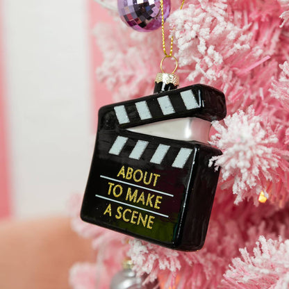 About To Make A Scene - Clapboard - Ornament, Holiday Gift