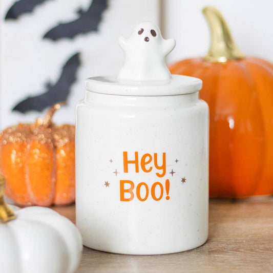 Hey Boo Ghost Halloween Krukke