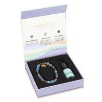 Inner Peace Blue Lace Agate Crystal Essential Oil - Gavesett