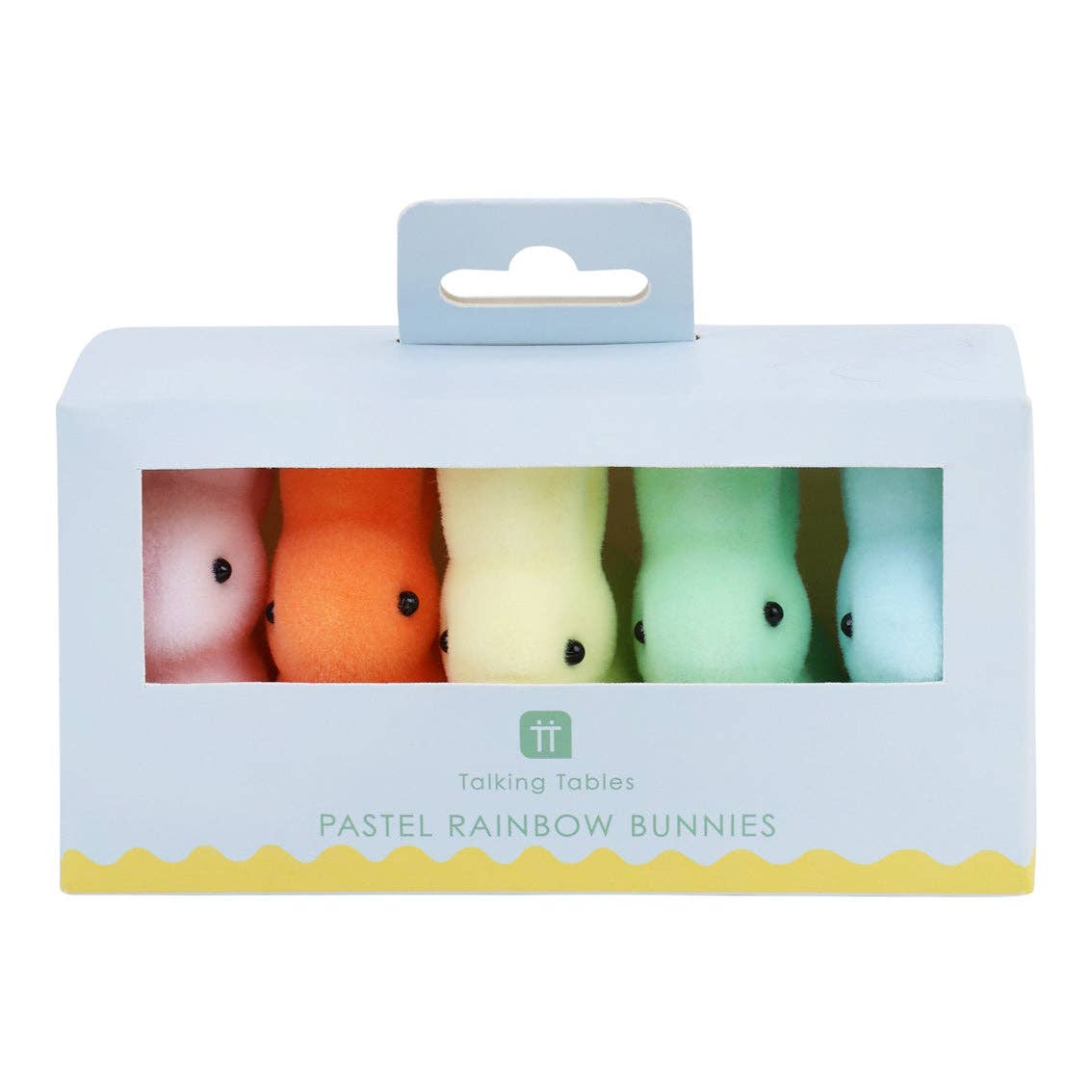 Pastel Easter Bunny Rabbit dekorasjoner - 5 Pak