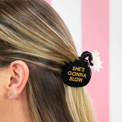 She's Gonna Blow – Hårklype formet som en bombe