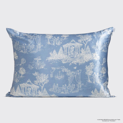 Bridgerton x Kitsch Satin Pillowcase in Garden Toile – FORHÅNDSBESTILLING