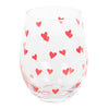 Heart Print Glass