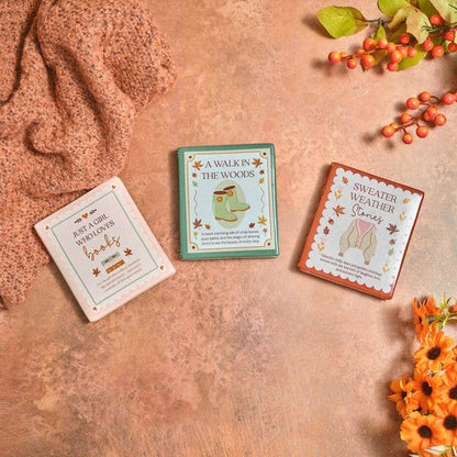 Cosy Chapter bokformet coaster – 3 assorterte