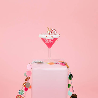 Tini Bit Festive – Julekule med martiniglass