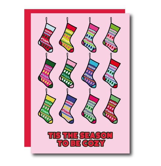 Tis the season cozy Greeting Card