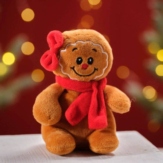 Mini Pepperkakemann i plysj 15 cm