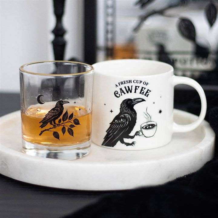 Fresh Cup of Cawfee Gothic Ravn Krus