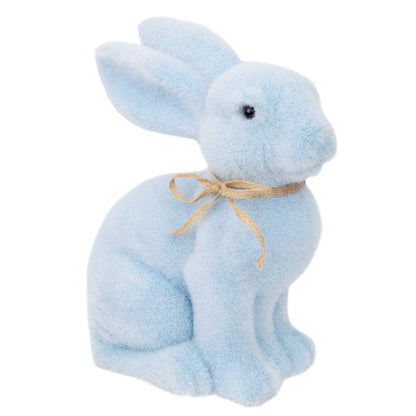 Large Blue Easter Bunny Borddekorasjon