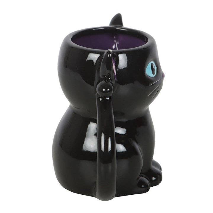 Cute and Creepy Gothic Black Cat Halloween Krus