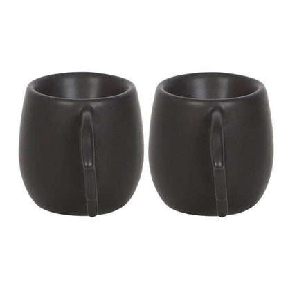 Gothic Bat Wing Halloween Eggekopp sett