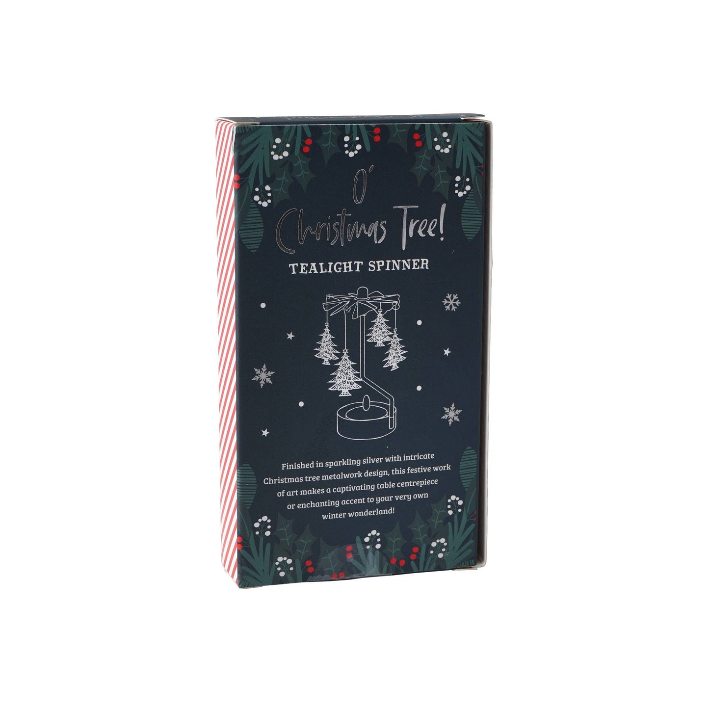 Silver Christmas Tree Telys Englespill
