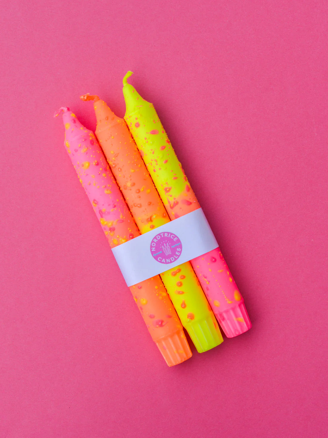 3 pk kunstlys - Neon Pink
